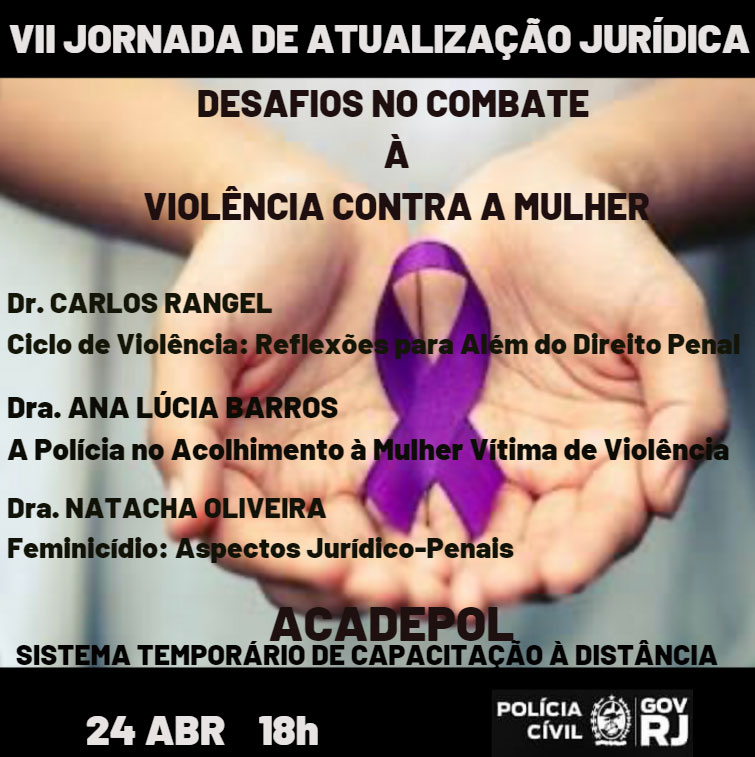 VII Jornada de Atualização Jurídica: Desafios no Combate à Violência Contra a Mulher